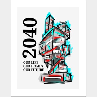 The Future 2040 Posters and Art